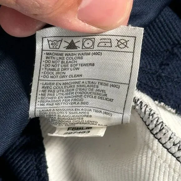 Vintage Gonzaga Bulldogs Track Jacket Womens Large 12-14 Blue Nike Team NCAA - Picture 12 of 13